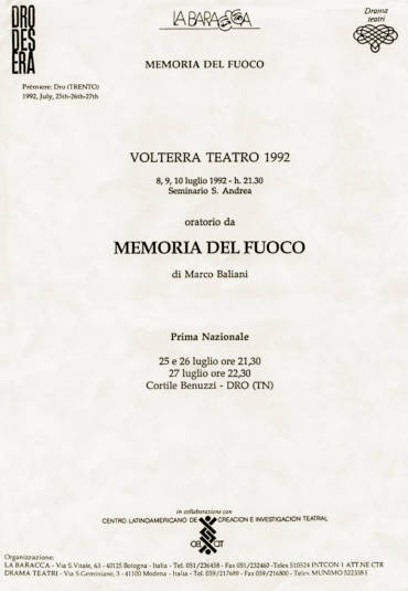 MEMORIA DEL FUOCO